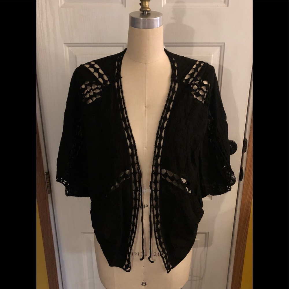 Express women’s lace cardigan